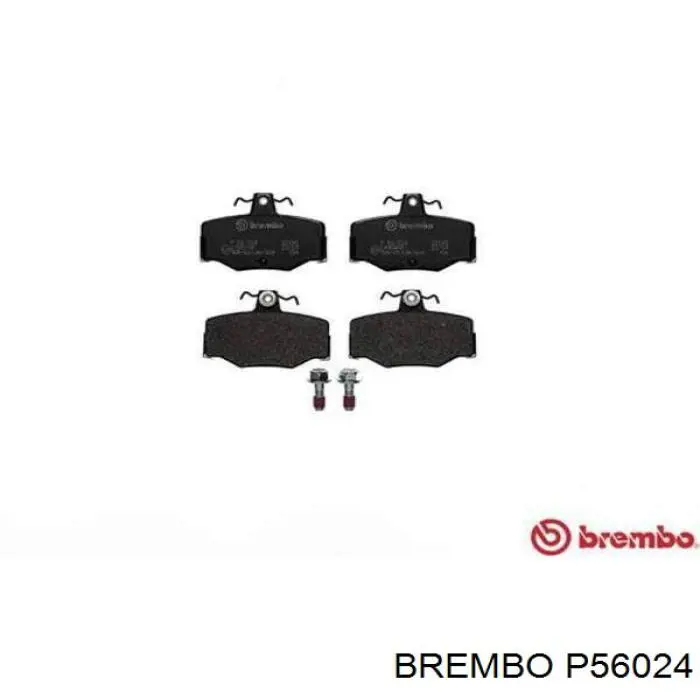 P56024 Brembo колодки гальмові задні, дискові