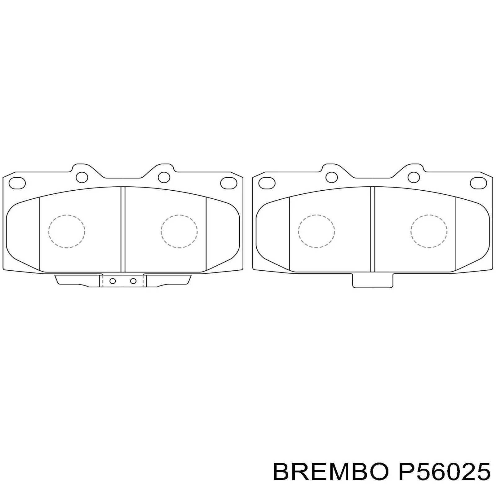 P56025 Brembo Передні гальмівні колодки