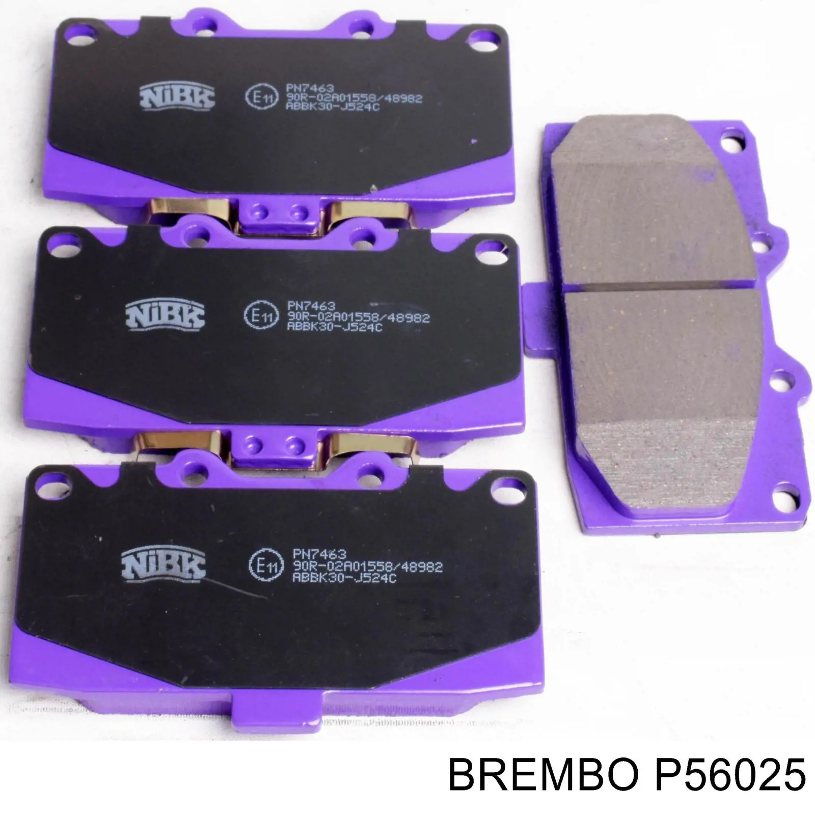 Купити P56025 Brembo Колодки гальмівні передні, дискові