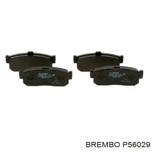 Купити P56029 Brembo Задні колодки
