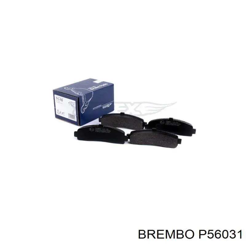 Гальмівні колодки Brembo P56031 ціна, від 17.37 USD