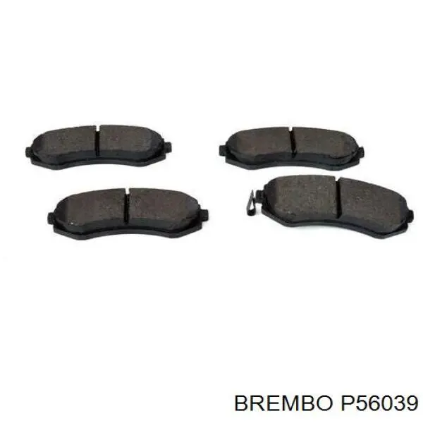 Купити P56039 Brembo Колодки гальмівні передні, дискові