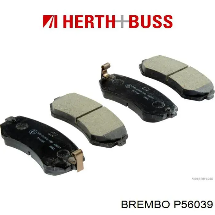 Купити P56039 Brembo Колодки гальмівні передні, дискові