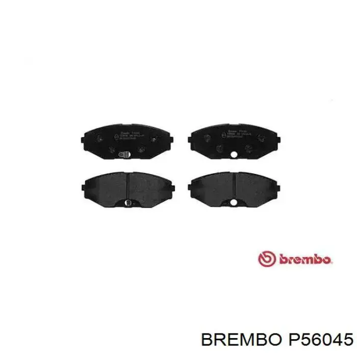 Колодки гальмівні передні, дискові P56045 Brembo