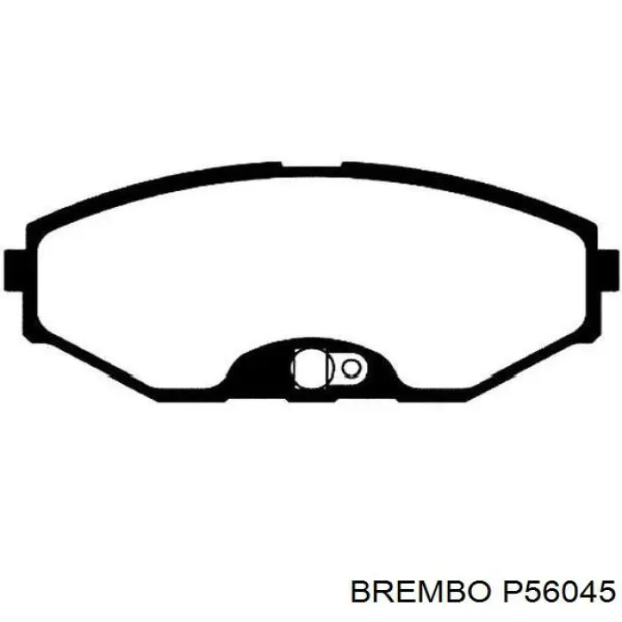 Купити P56045 Brembo Колодки гальмівні передні, дискові