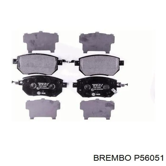 Тормозні колодки Brembo P56051