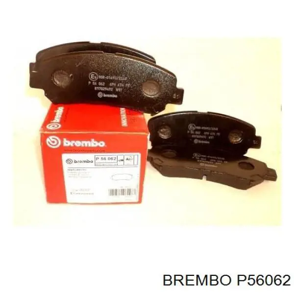 Купити P56062 Brembo Колодки гальмівні передні, дискові