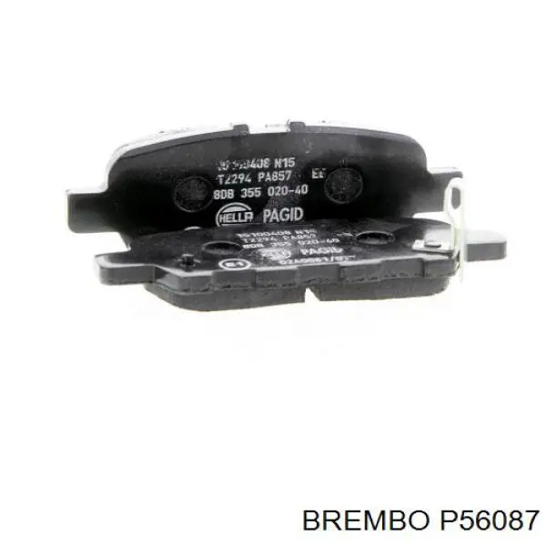 Задні гальмівні колодки Brembo P56087 ціна, від 22.97 USD