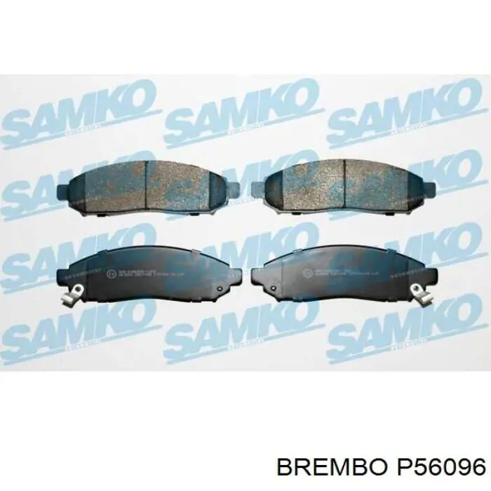 Купити P56096 Brembo Колодки гальмівні передні, дискові