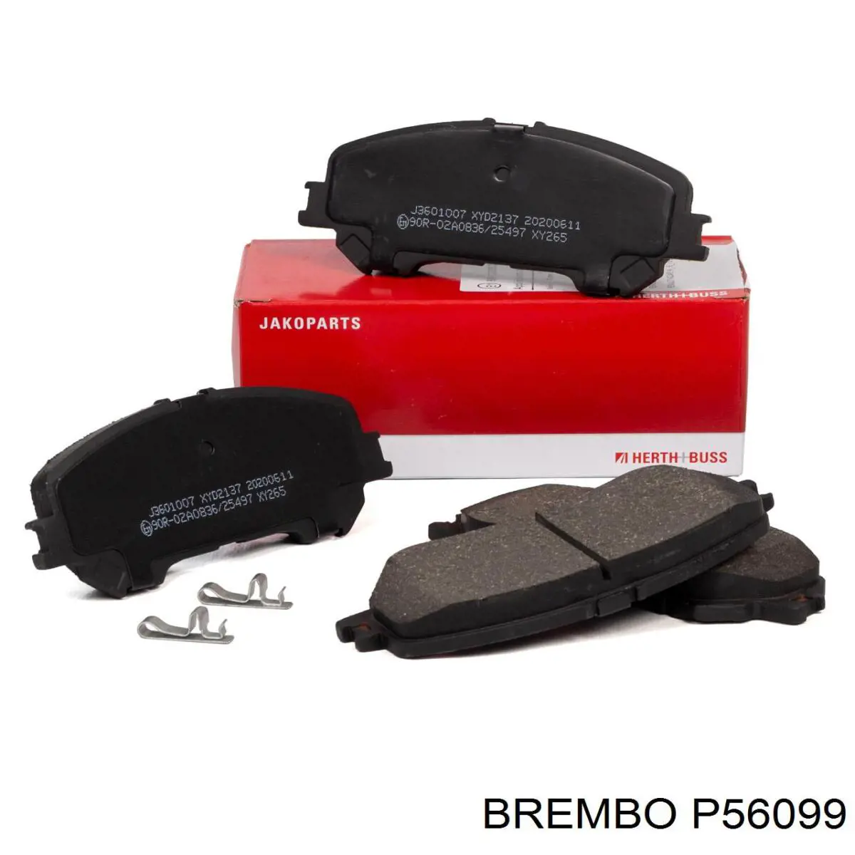 Колодки гальмівні передні, дискові P56099 Brembo