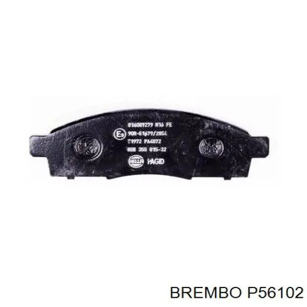Передні тормозні колодки P56102 Brembo