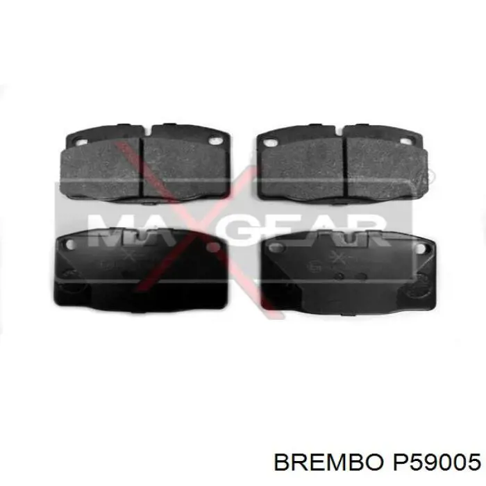 Гальмівні колодки Brembo P59005 ціна, від 11.02 USD