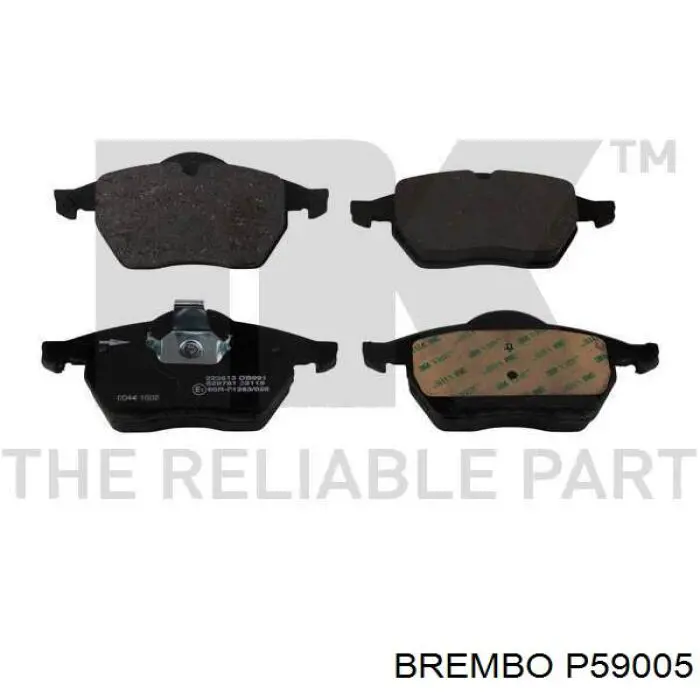Передні тормозні колодки P59005 Brembo