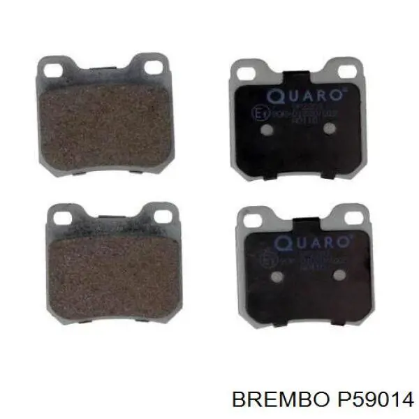 Задні гальмівні колодки P59014 Brembo