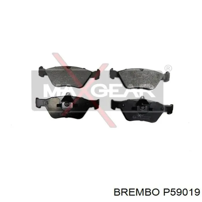 Купити P59019 Brembo Колодки гальмівні передні, дискові