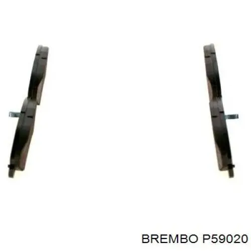 Тормозні колодки Brembo P59020