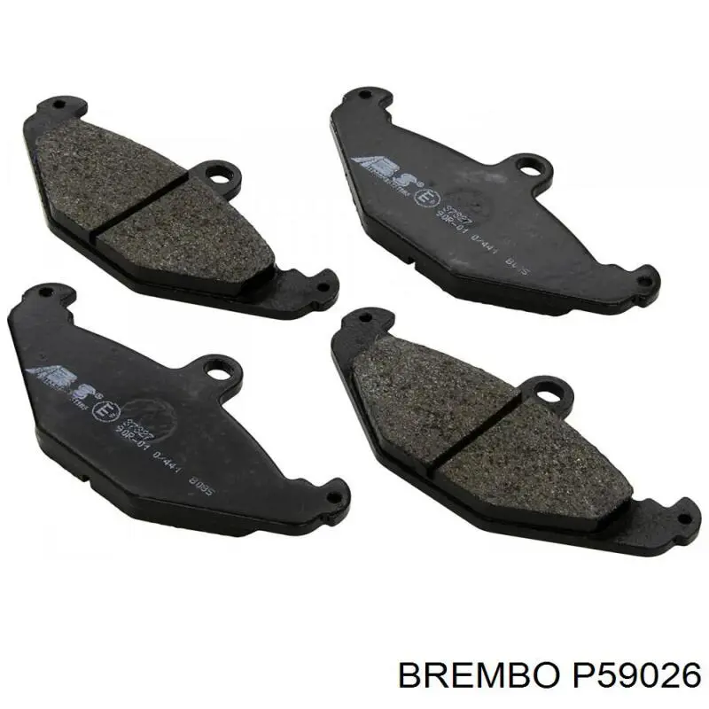 Колодки гальмові задні, дискові P59026 Brembo