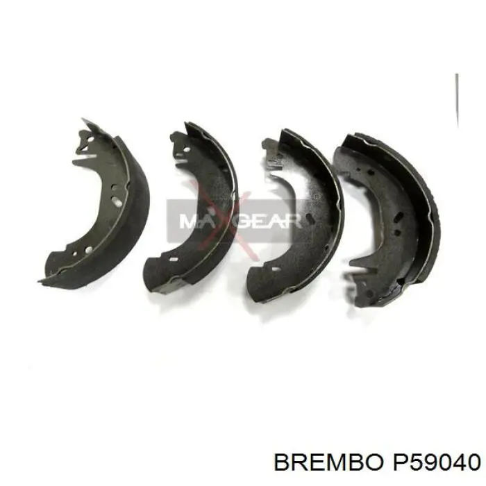 Колодки гальмові задні, дискові P59040 Brembo