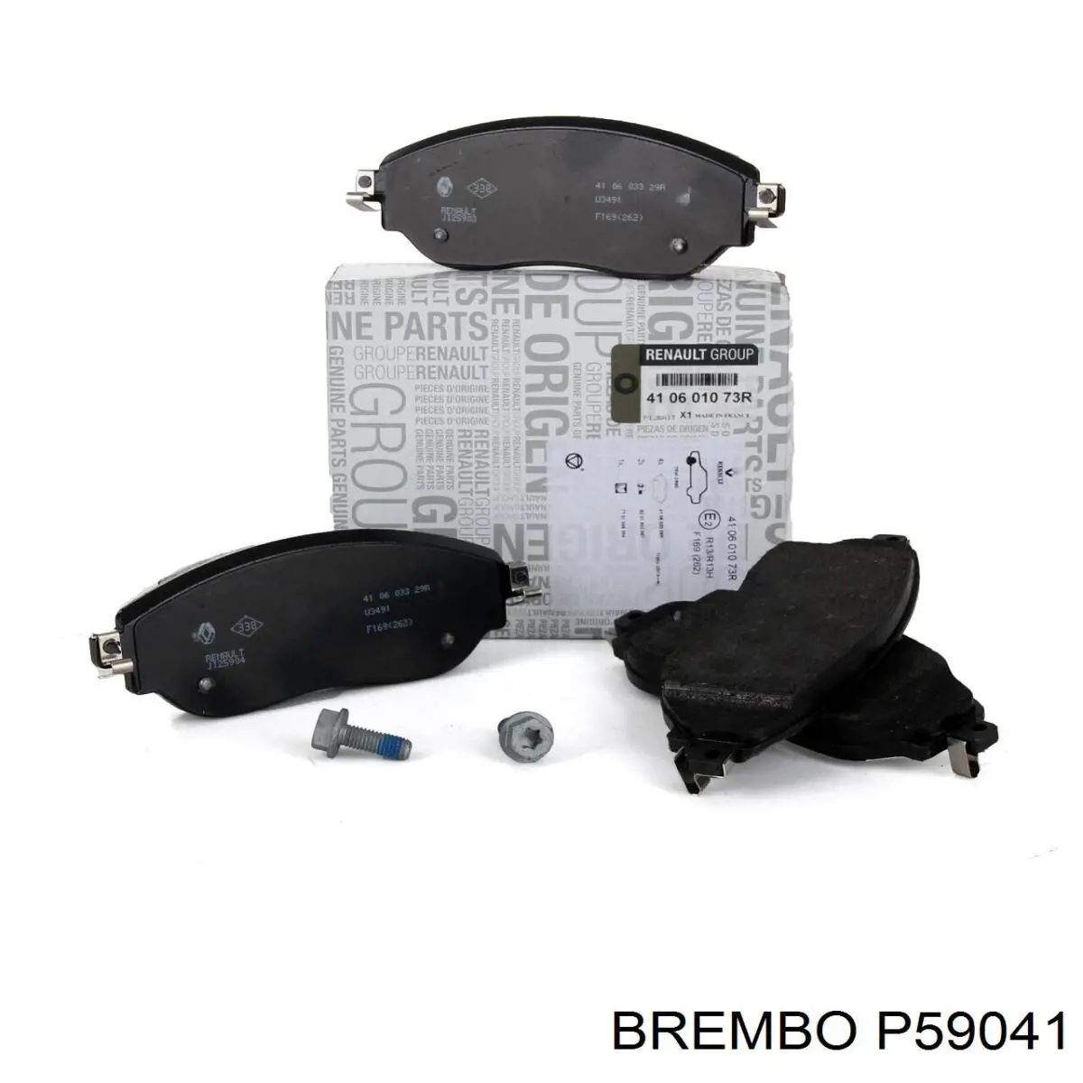 Купити P59041 Brembo Задні колодки