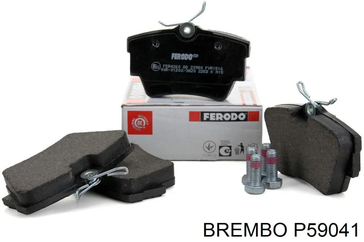 Купити P59041 Brembo Задні колодки