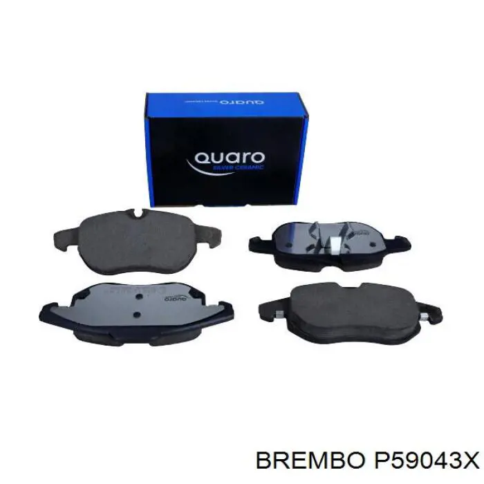 P59043X Brembo Передні гальмівні колодки