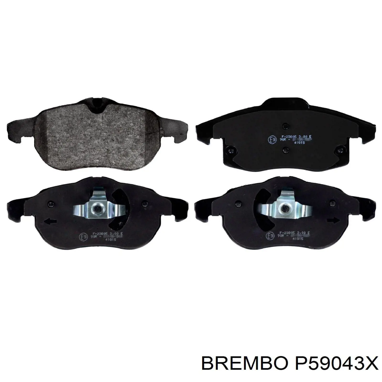 Тормозні колодки Brembo P59043X