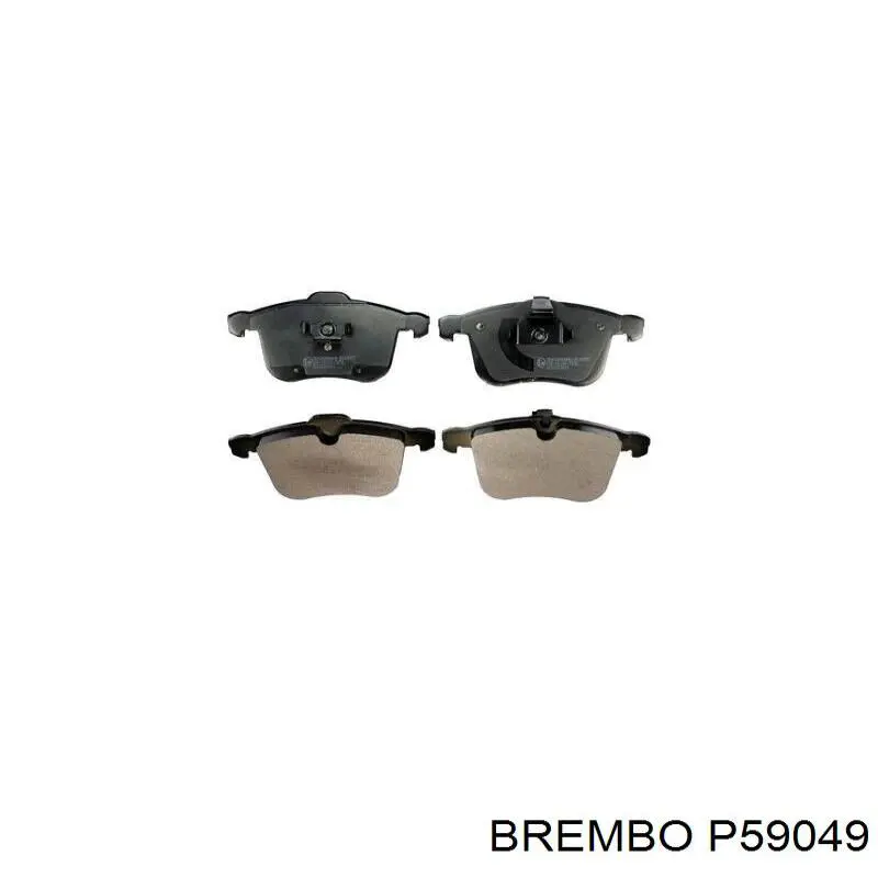 Купити P59049 Brembo Колодки гальмівні передні, дискові