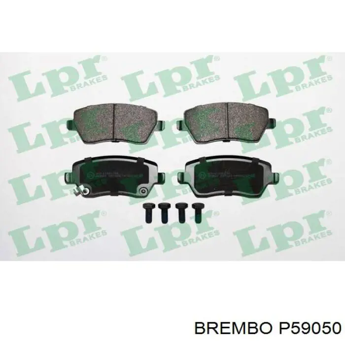 Передні тормозні колодки P59050 Brembo