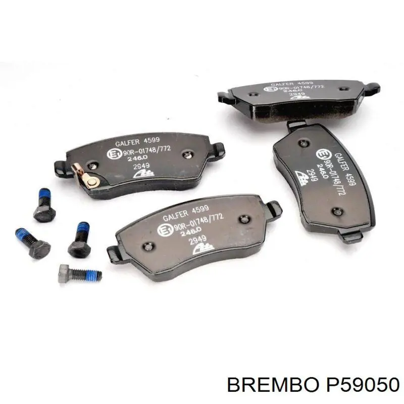 Купити P59050 Brembo Колодки гальмівні передні, дискові