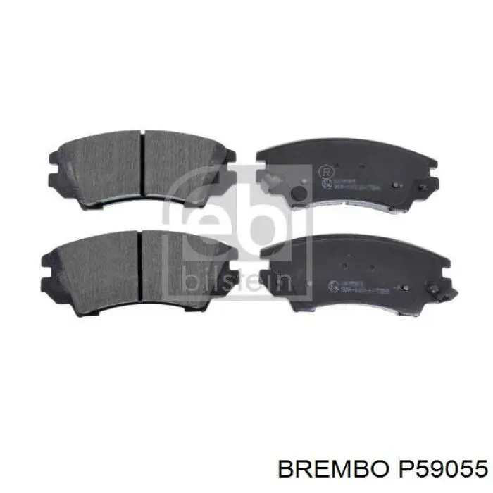 P59055 Brembo Передні гальмівні колодки