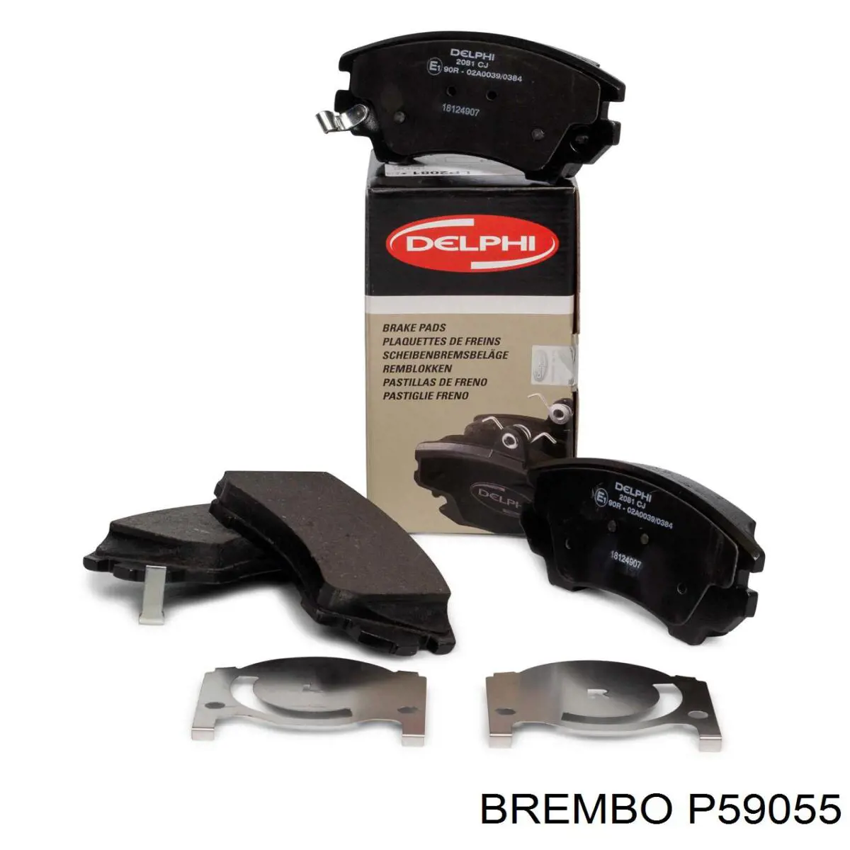 Передні тормозні колодки P59055 Brembo