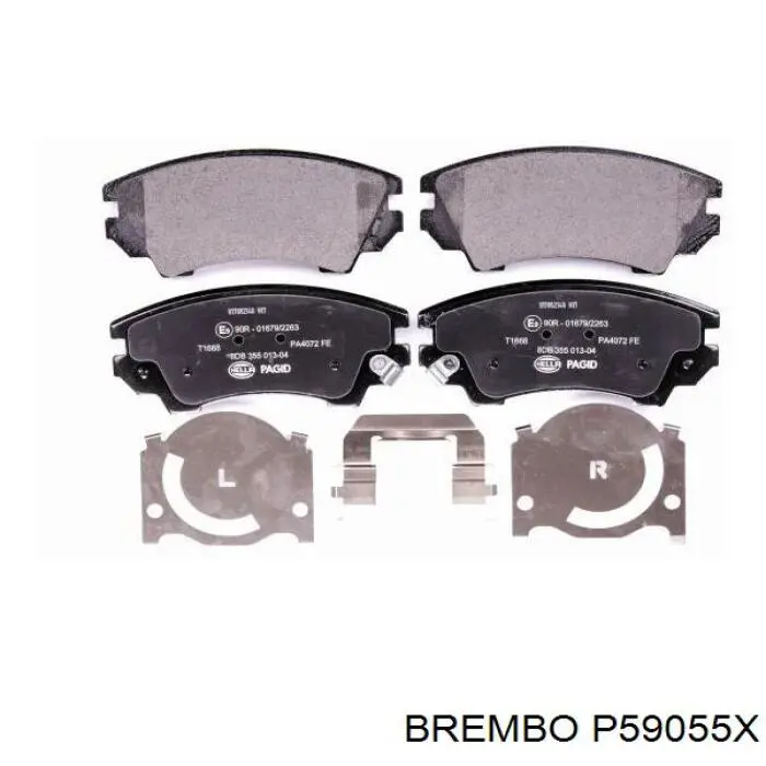 Гальмівні колодки Brembo P59055X ціна, від 38.10 USD