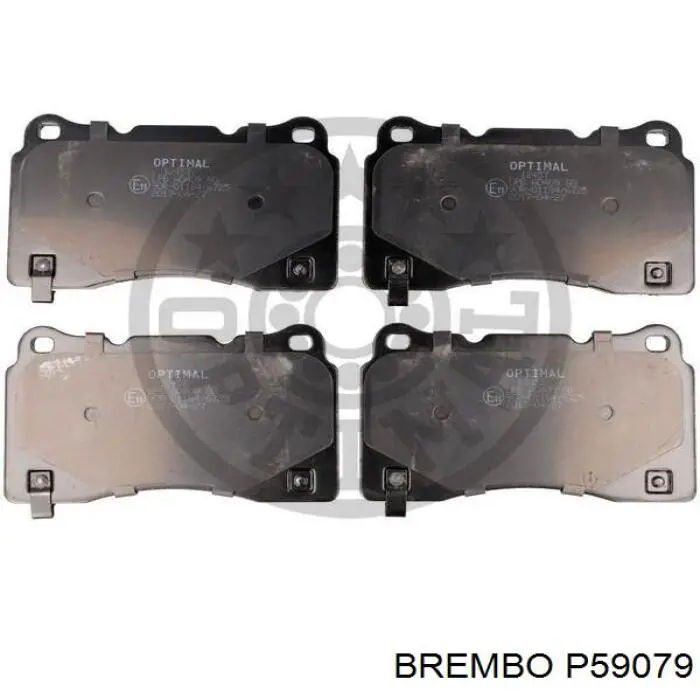 Купити P59079 Brembo Колодки гальмівні передні, дискові