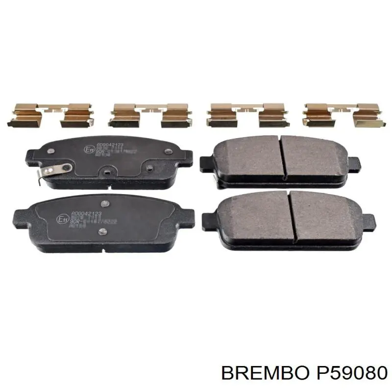 Задні гальмівні колодки P59080 Brembo
