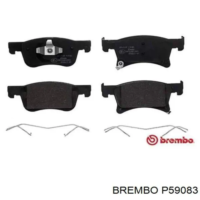 Колодки гальмівні передні, дискові P59083 Brembo