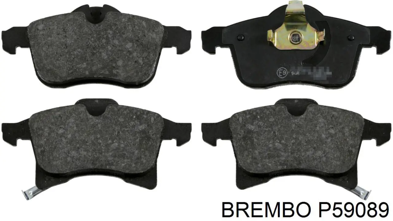 Купити P59089 Brembo Колодки гальмівні передні, дискові
