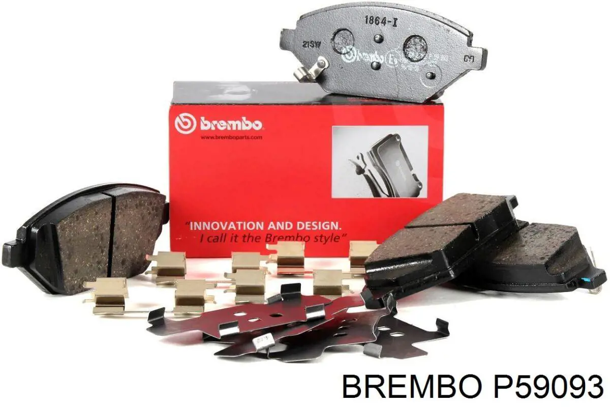 Гальмівні колодки Brembo P59093 ціна, від 21.49 USD