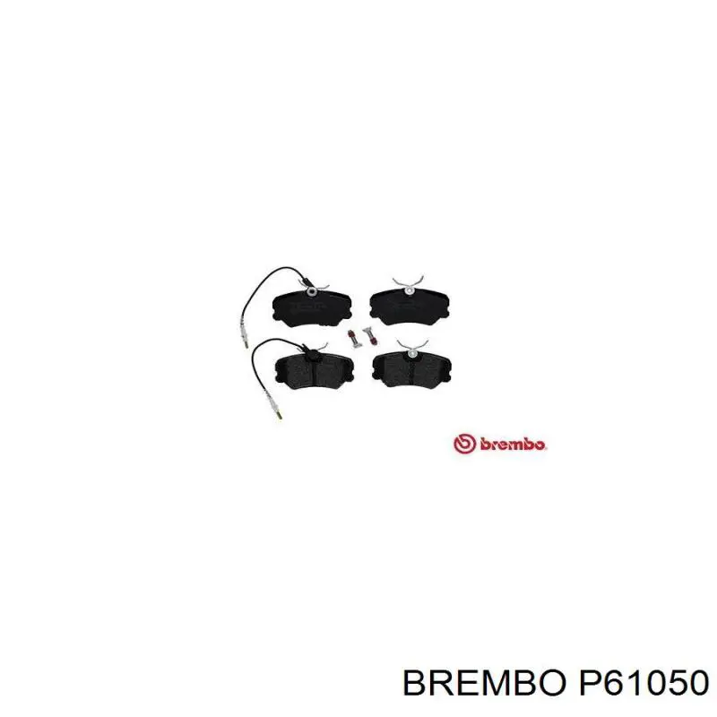 P61050 Brembo колодки гальмівні передні, дискові