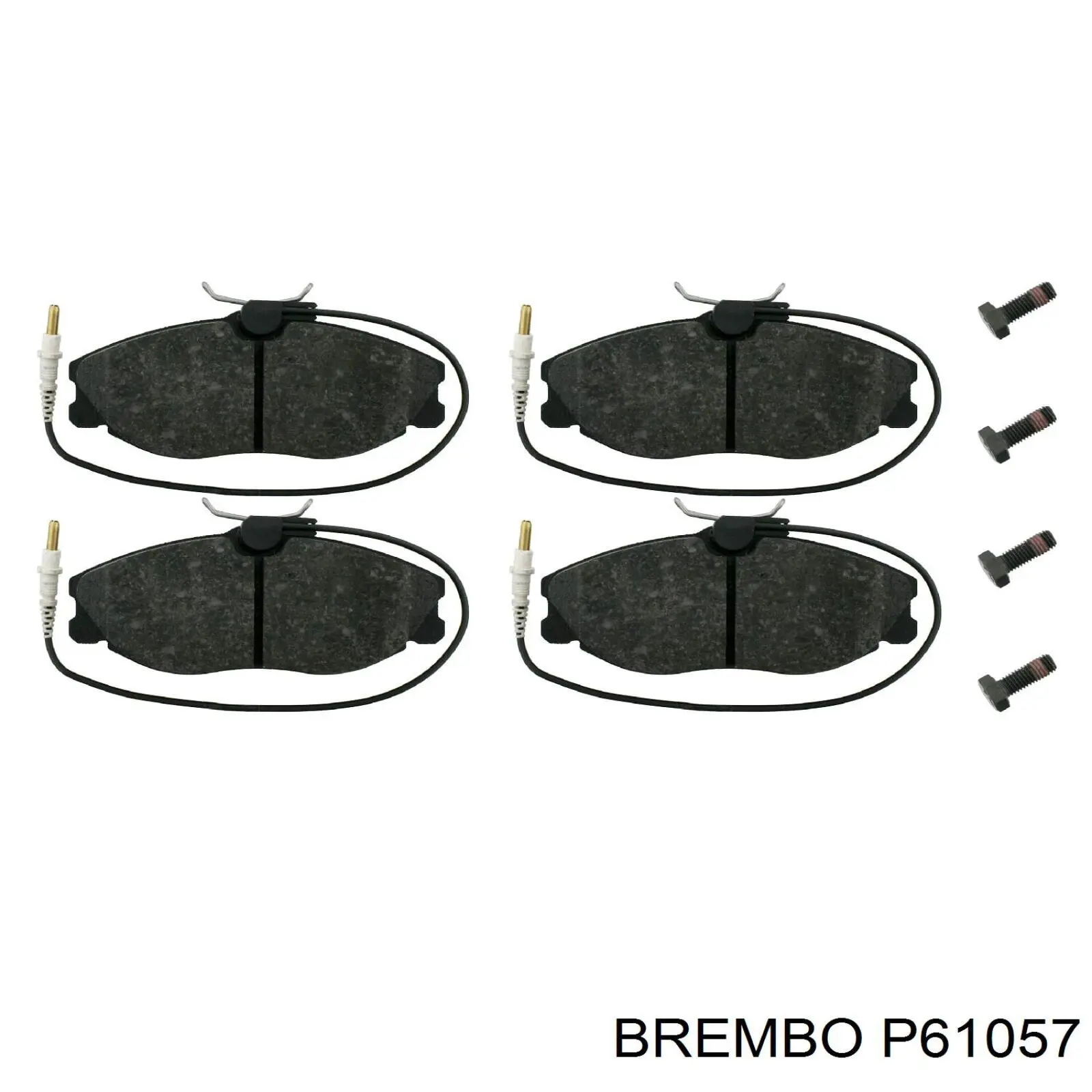 Передні тормозні колодки P61057 Brembo