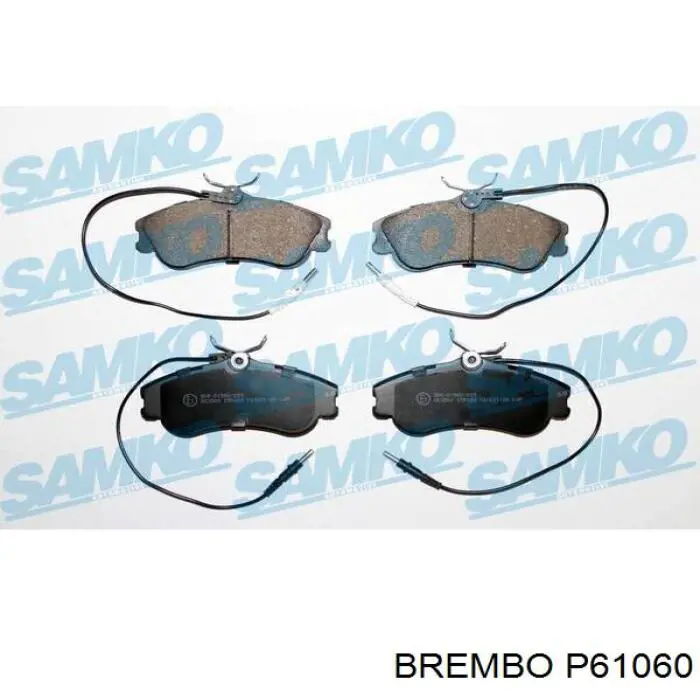 Передні тормозні колодки P61060 Brembo