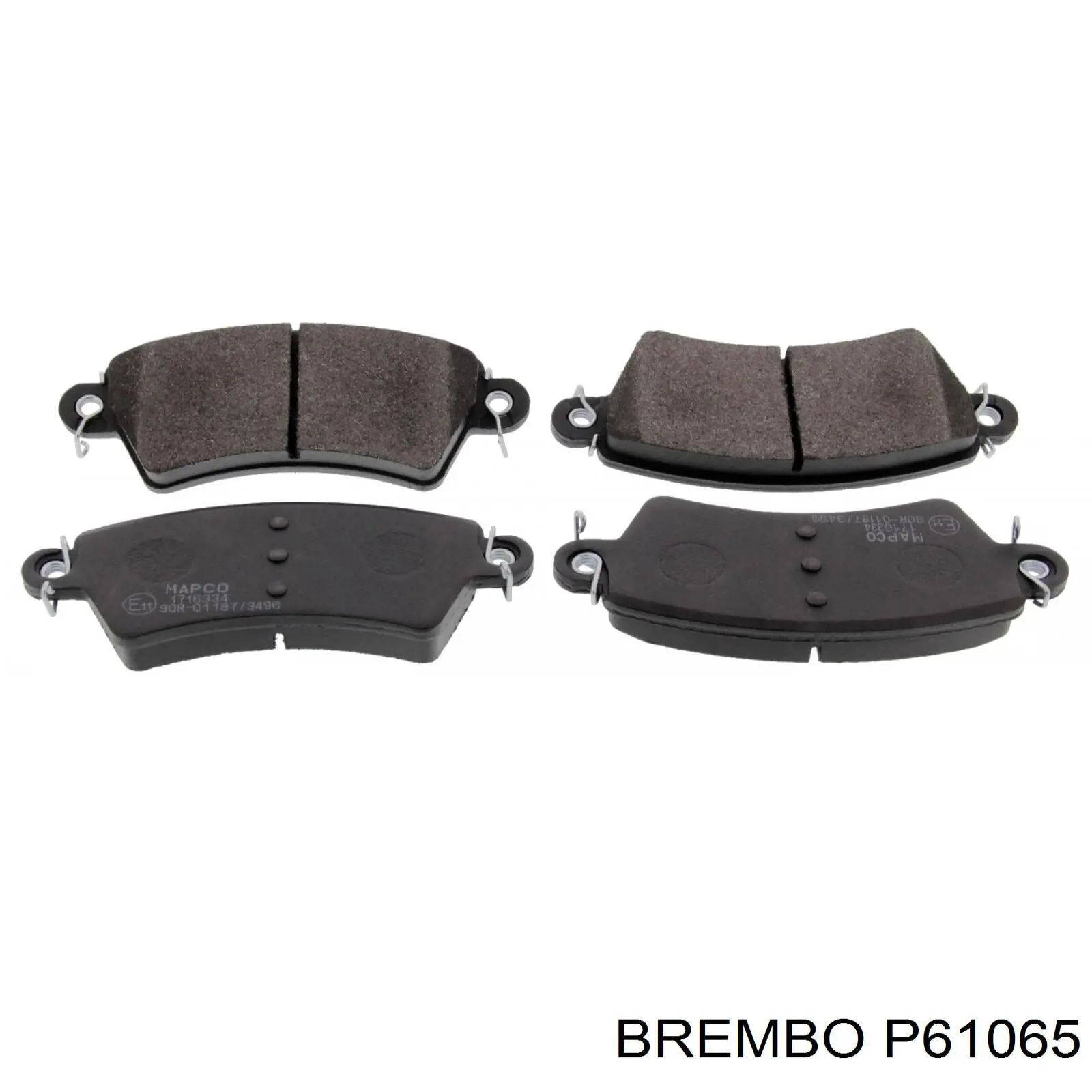 Передні тормозні колодки P61065 Brembo