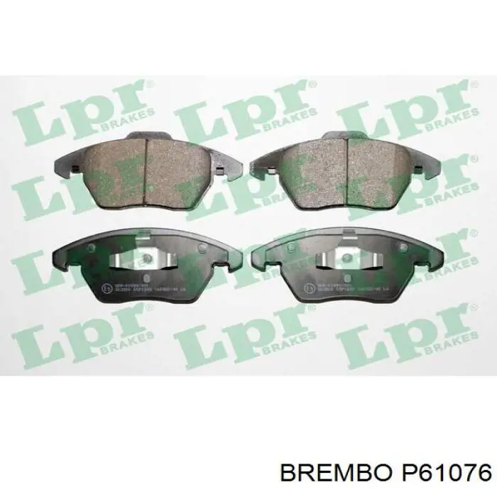 Передні тормозні колодки P61076 Brembo