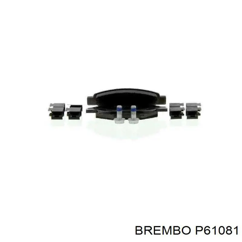 Передні тормозні колодки P61081 Brembo