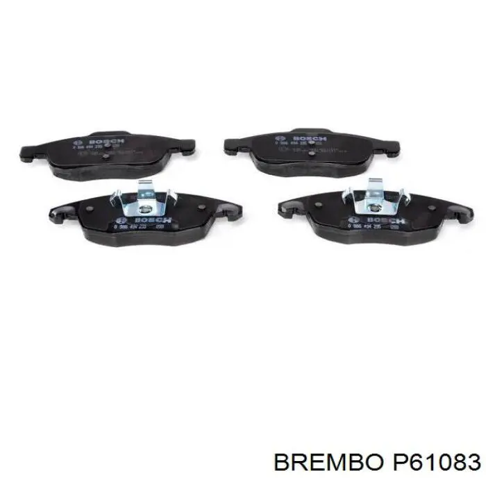 Передні тормозні колодки P61083 Brembo