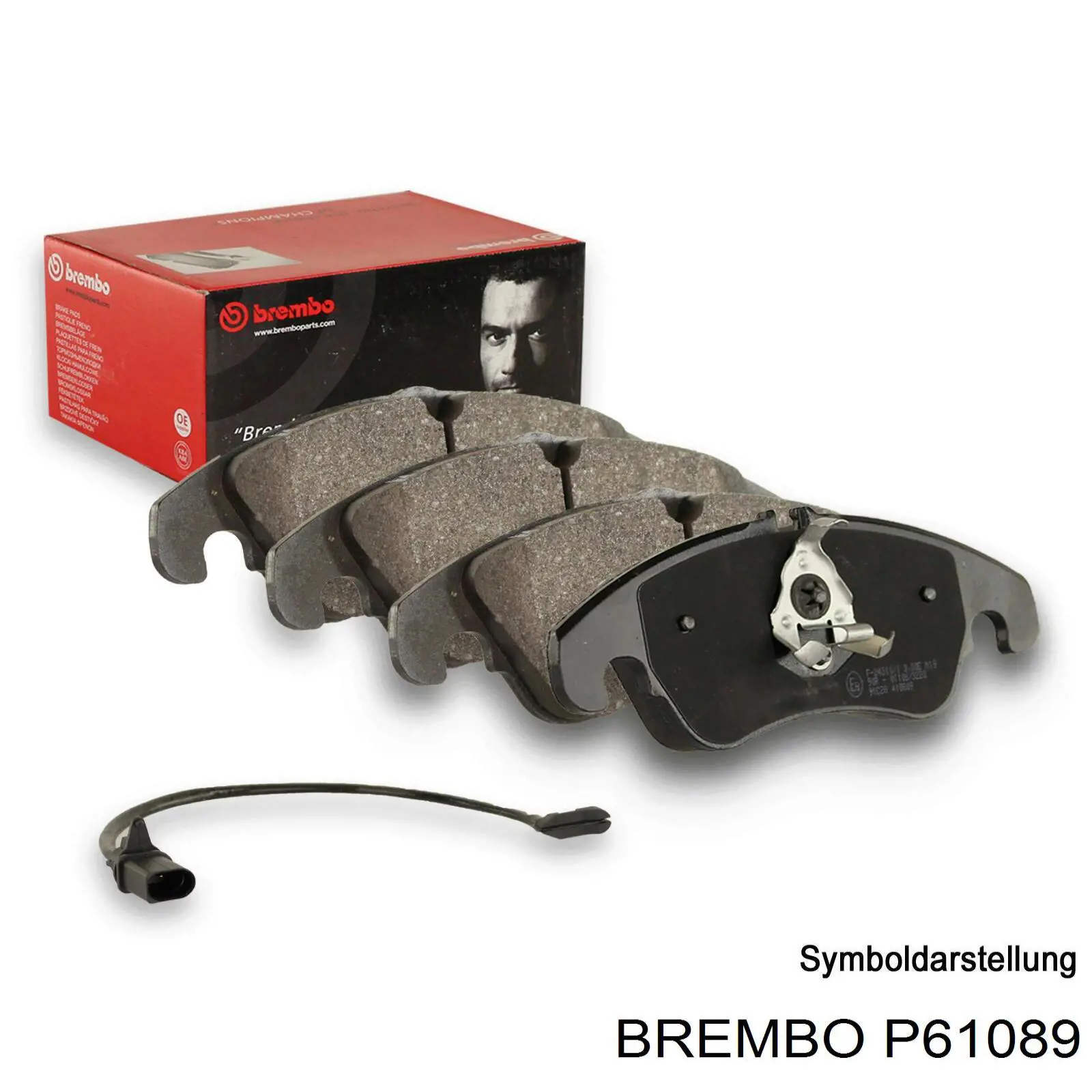 Купити P61089 Brembo Колодки гальмівні передні, дискові