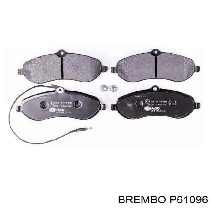 Передні тормозні колодки P61096 Brembo