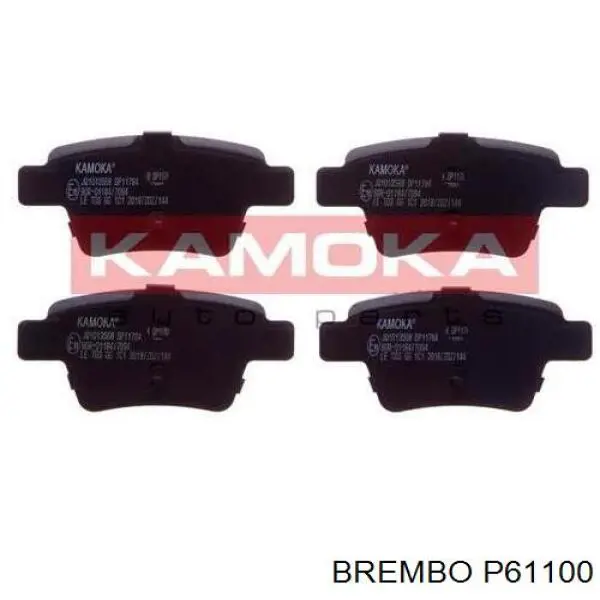 Задні гальмівні колодки Brembo P61100 ціна, від 13.94 USD
