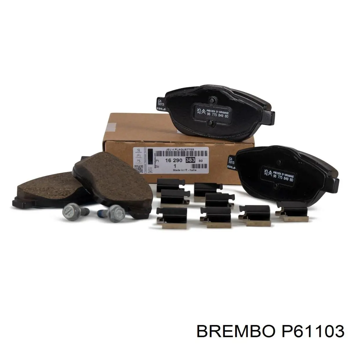 Передні тормозні колодки P61103 Brembo