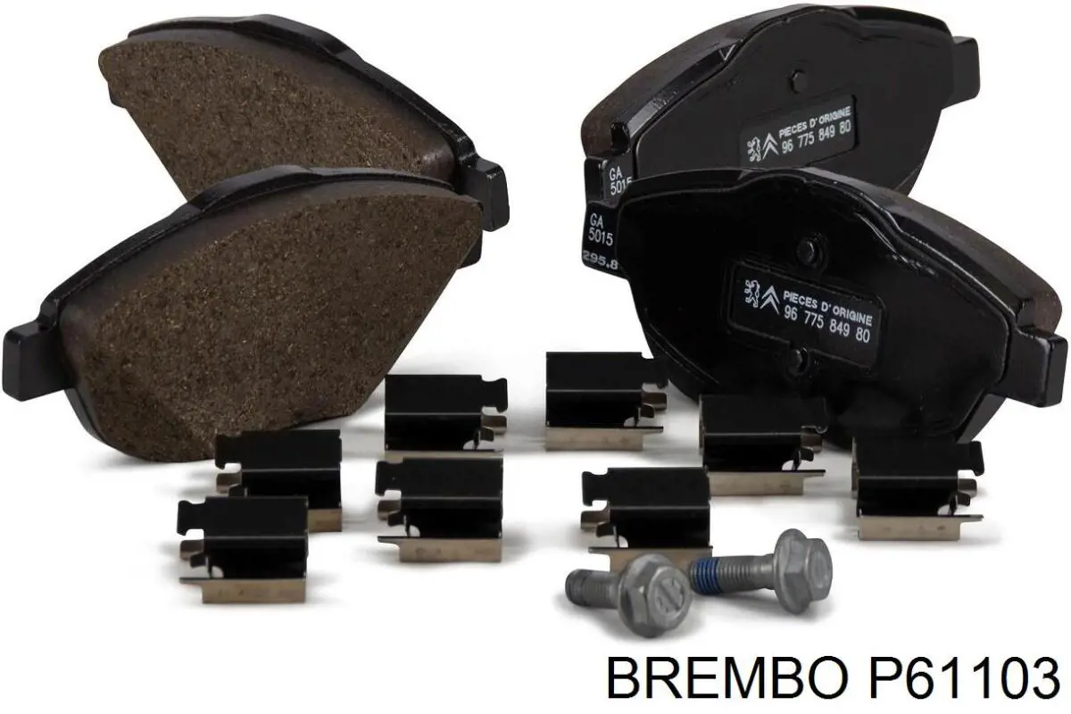 P61103 Brembo Передні гальмівні колодки