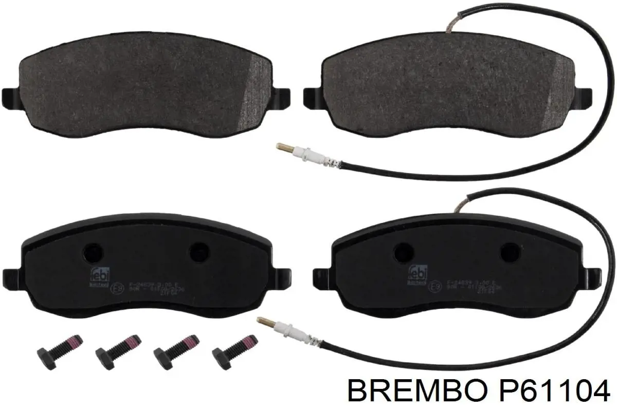 Тормозні колодки Brembo P61104